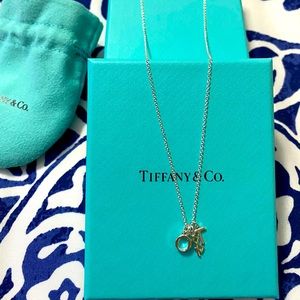 Tiffany Love Notes "T&CO." dangle pendant